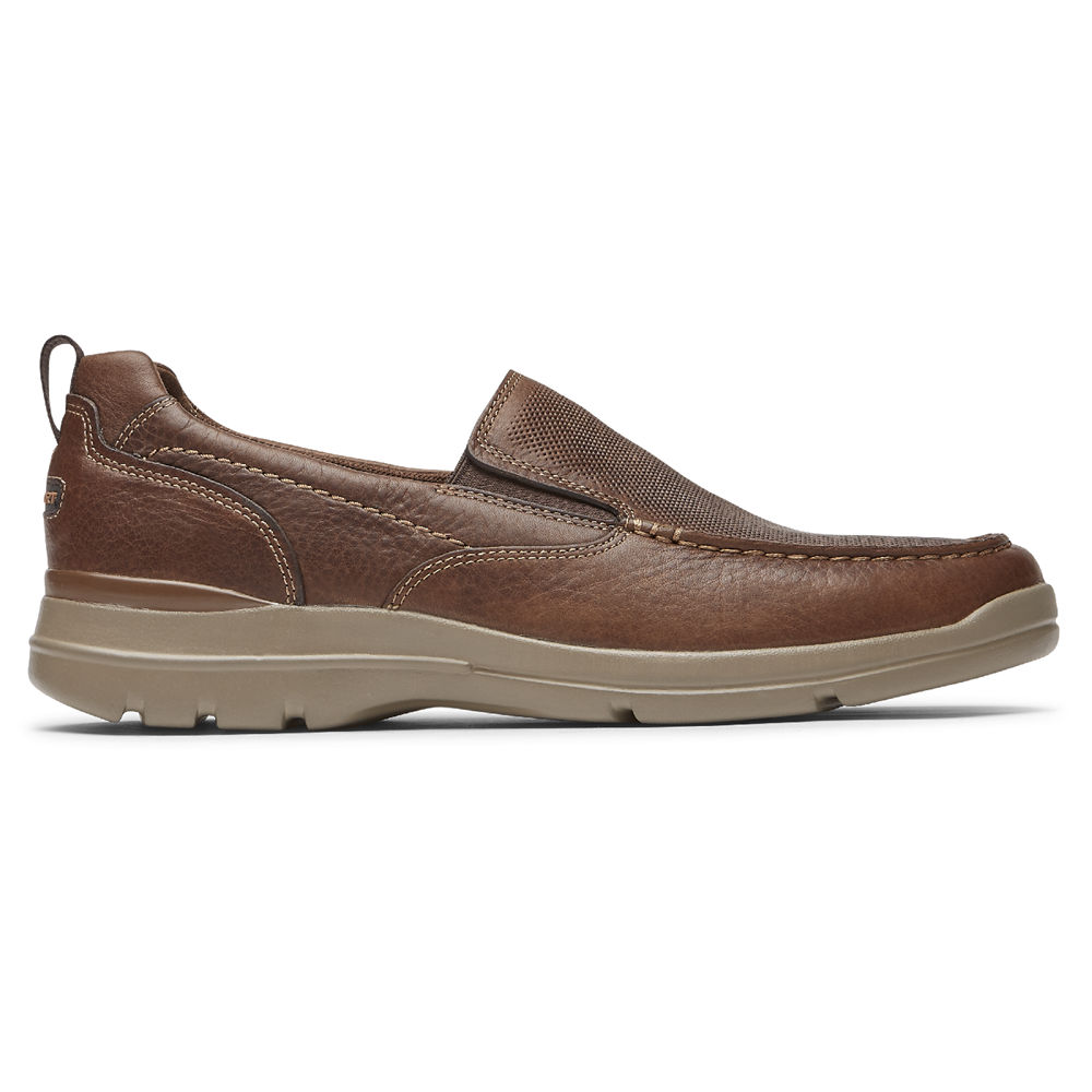 Rockport Slip-On For Mens Brown - City Edge - TD0236597